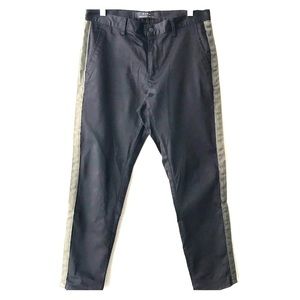 Zara Men’s slim fit pant with tuxedo taping EUC